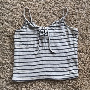 🦋 GARAGE tie front cropped cami 🦋